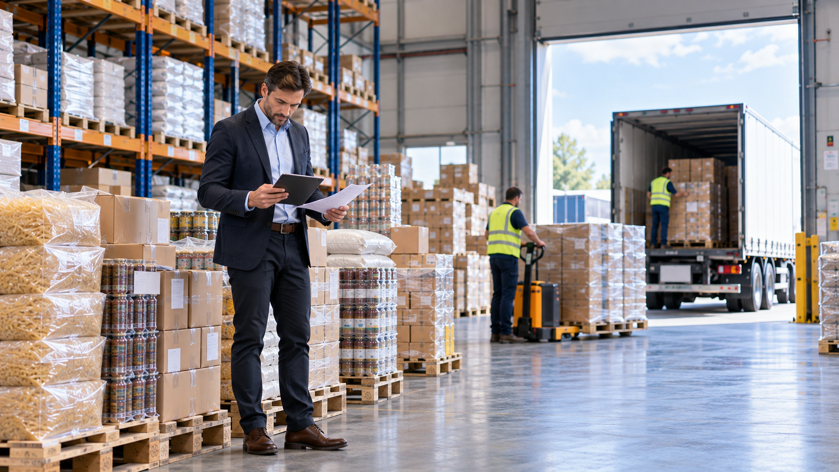 European company preparing surplus pallet stock for B2B clearance and working capital recovery through Palletclearance.com.