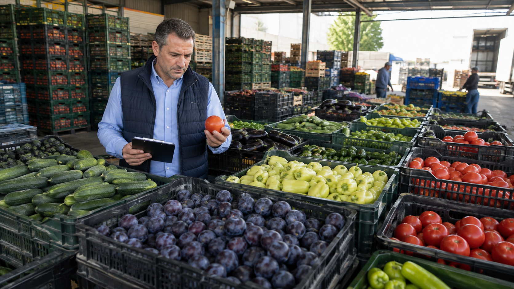 Legume și fructe sezoniere pregătite pentru achiziții angro